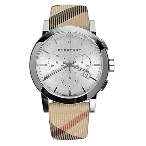 burberry leather watch mens|Burberry swiss made watch price.